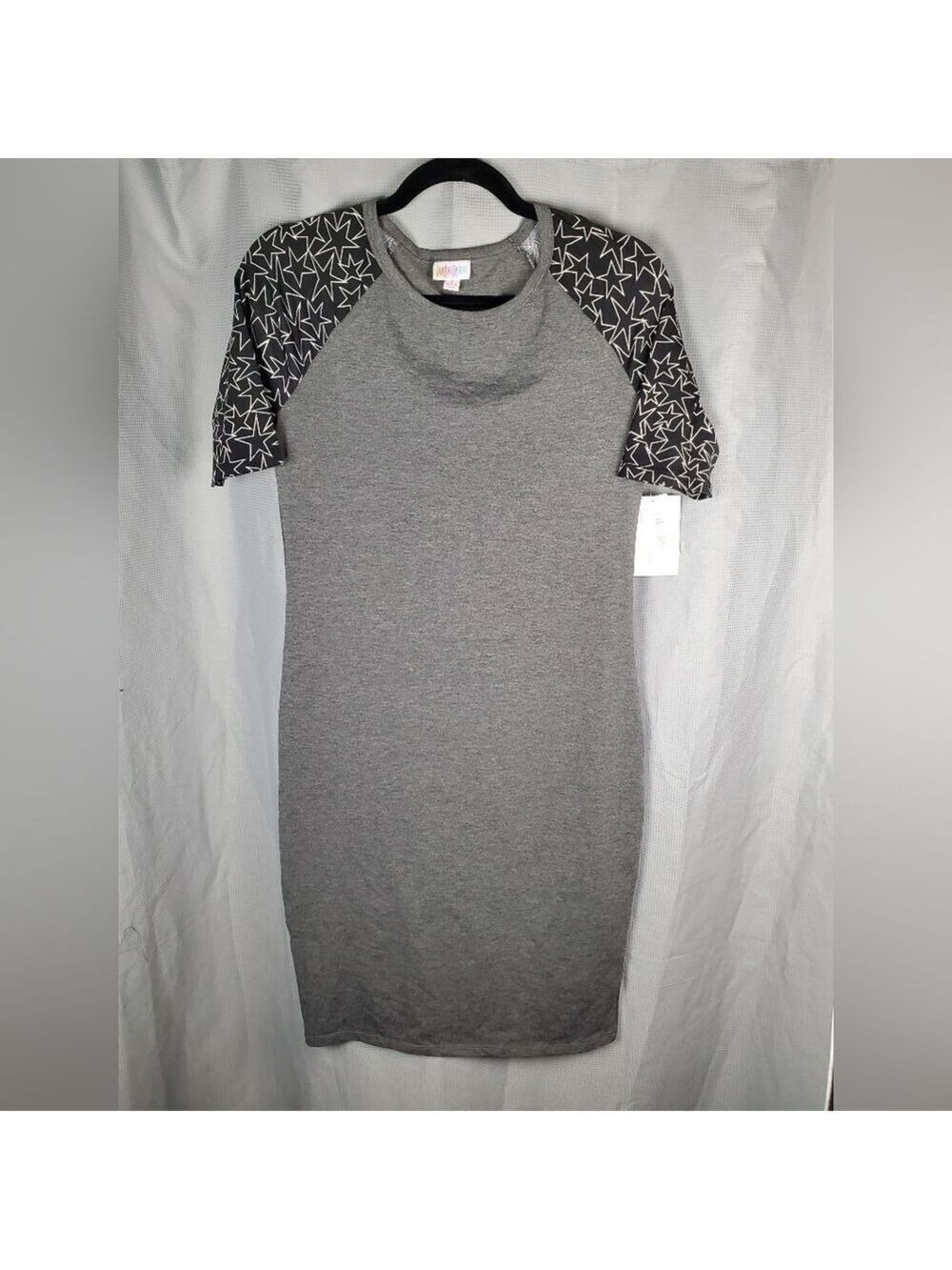 NWT Lularoe Julia, gray and black, size S